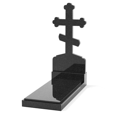 Памятник в виде креста из гранита КР-7